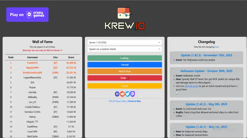 Krew io