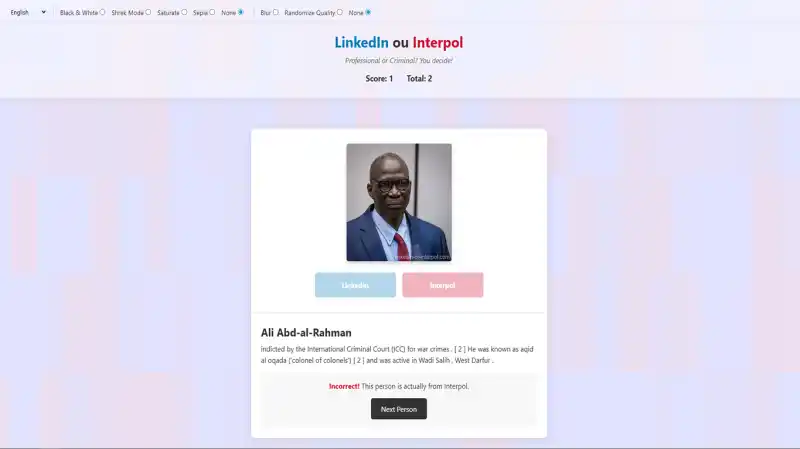 Linkedin or Interpol