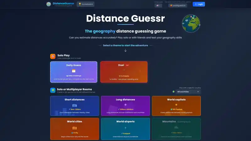 Distance Guessr