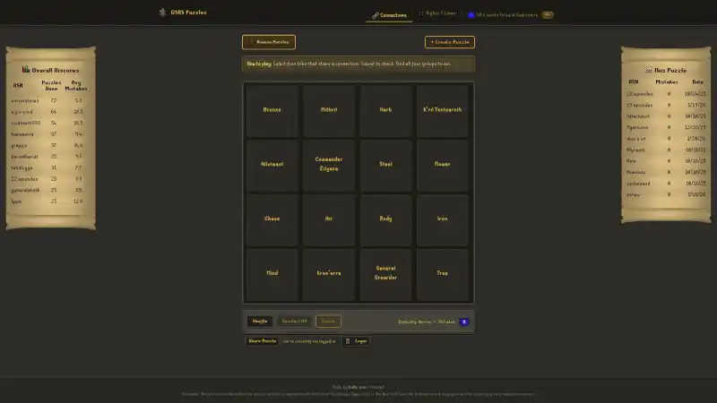 OSRS Puzzles