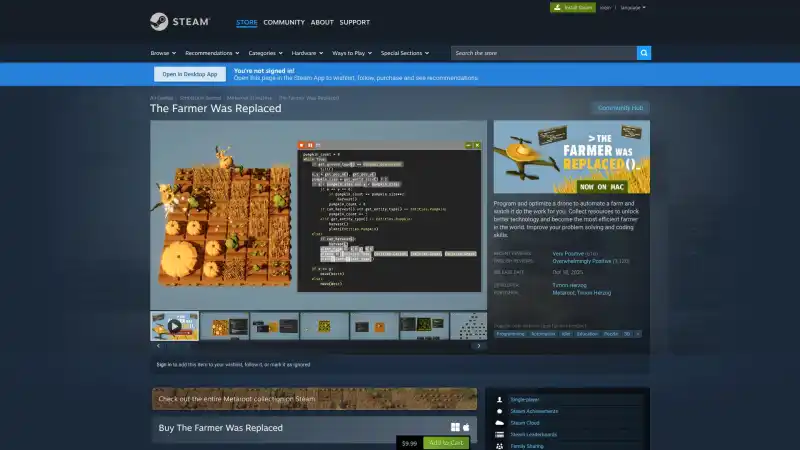 The Farmer Was Replaced