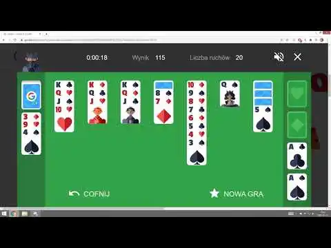 Google Solitaire Gameplay Introduction