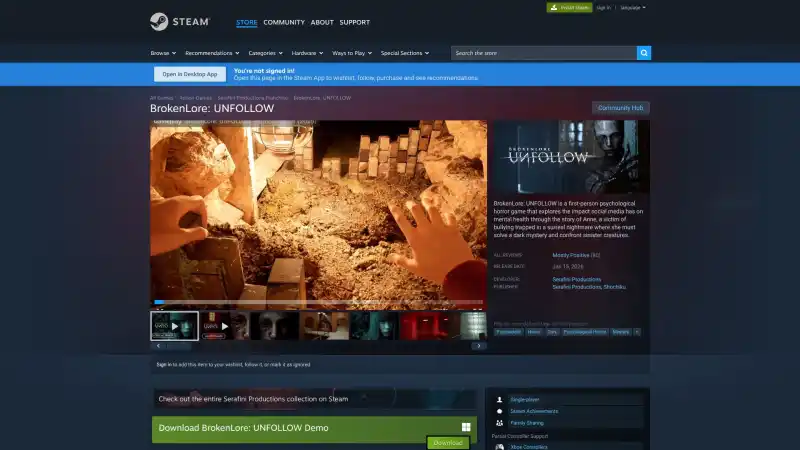 BrokenLore: UNFOLLOW