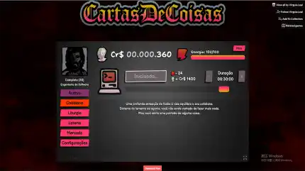 Cartas de Coisas