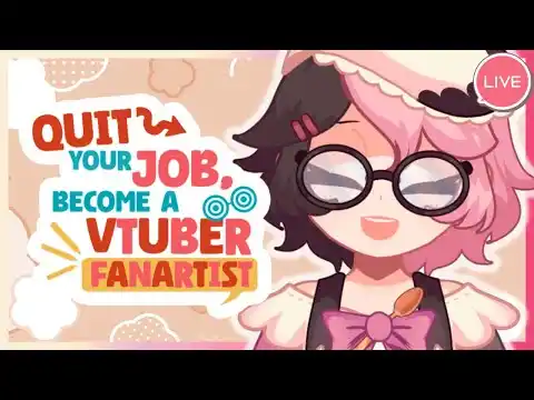 Quit Your Job! Become A VTuber Fanartist! Gameplay Introduction