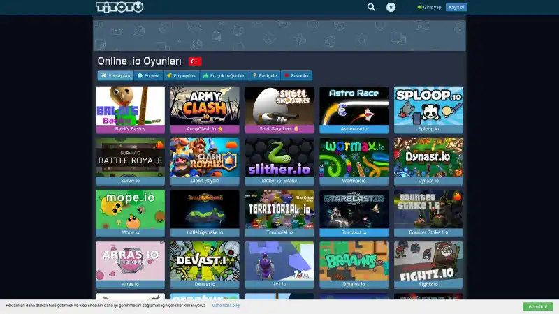 Online .io Oyunları Titotu'da
