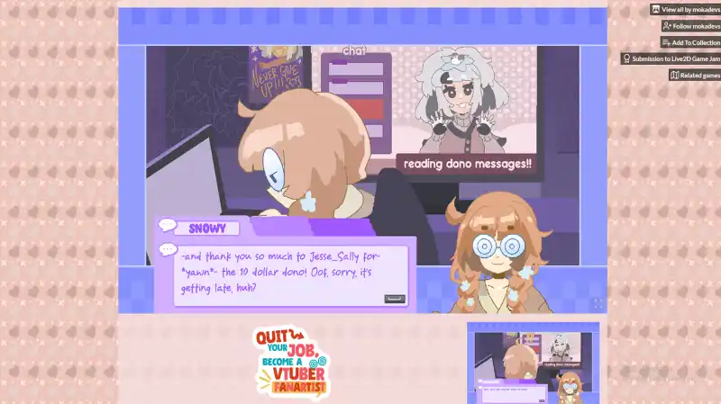 Quit Your Job! Become A VTuber Fanartist!