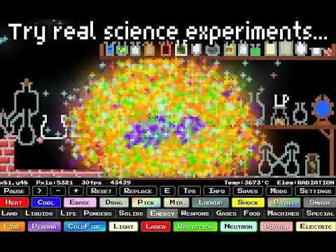 Sandboxels Gameplay Introduction