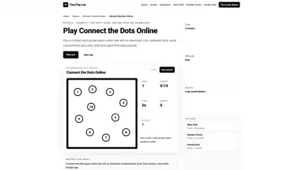 Connect the Dots Puzzle Game Online Free No Download
