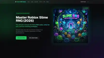 Slime RNG Codes, Tier List & Wiki Guide (2026)