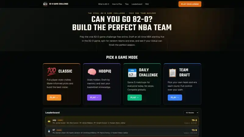 82-0 Game