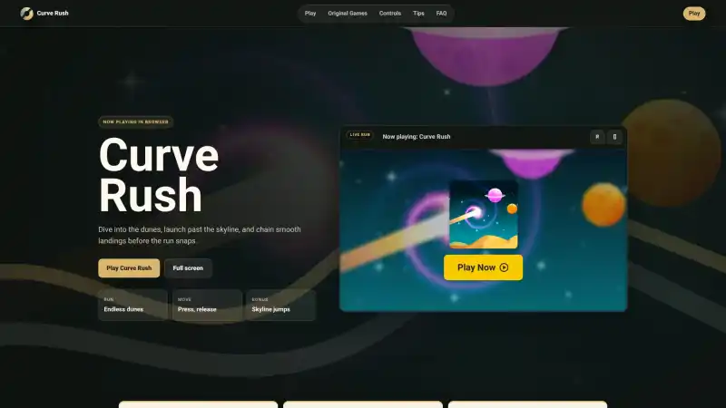 Curve Rush - Play Online Free
