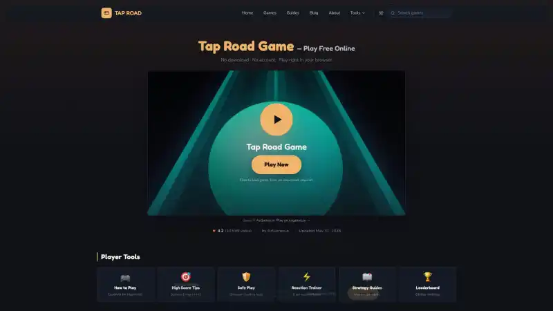 Tap Road Game