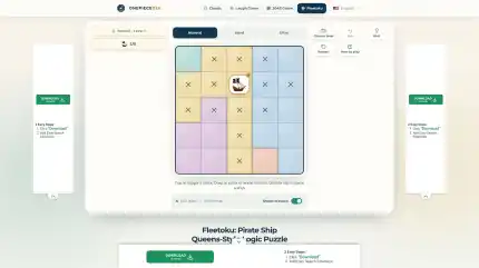 Fleetoku &ndash; Free Queens-Style Logic Puzzle Online | Onepiecedle