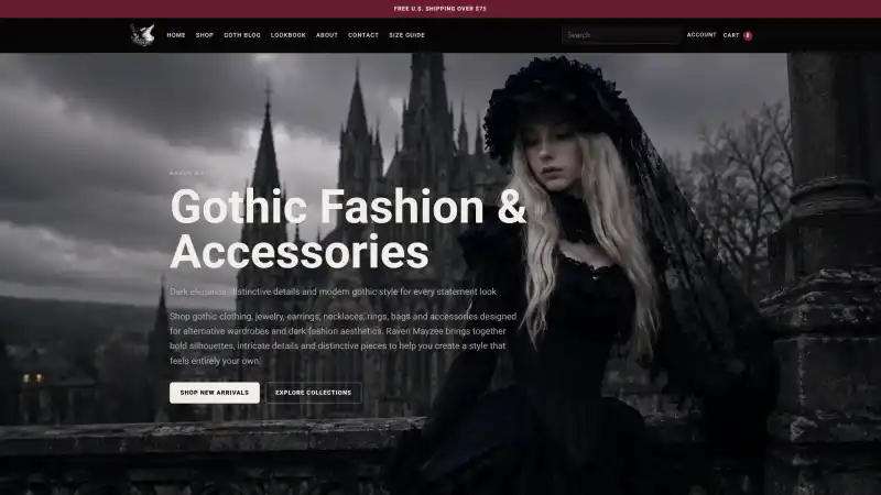 Gothic Fashion & Alternative Style - Raven Mayzee