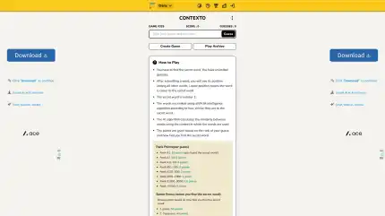 Contexto - Daily Word Guessing Game