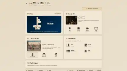 Free Online Mahjong Solitaire - Endless Flow & Daily Art | Mahjong Tide