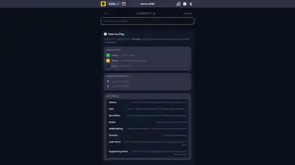 Moviexto - Daily Movie Guessing Game