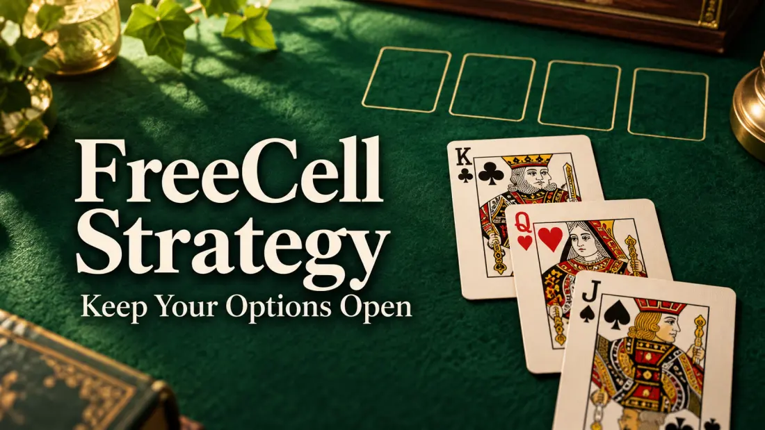 FreeCell Strategy for Beginners: Keep Your Options Open