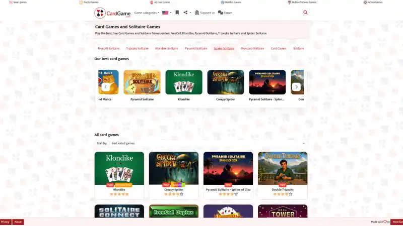 Card Games and Solitaire Games
