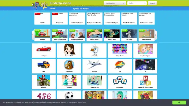 Kostenlose Kinderspiele Online