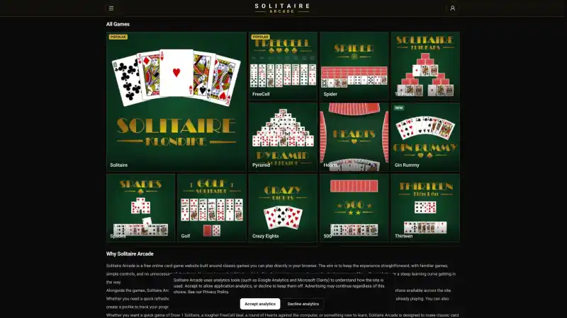 Solitaire Arcade