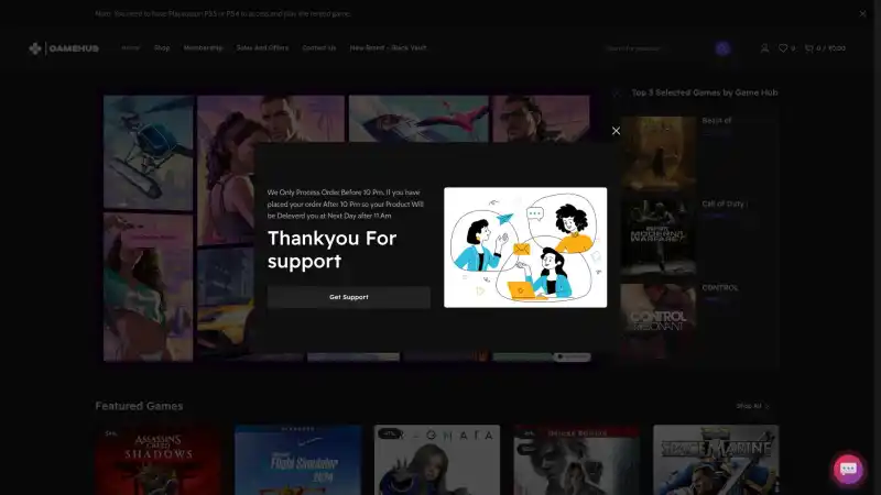 The Game Hub &ndash; Digital Game Rentals