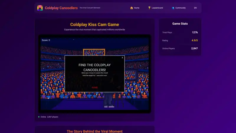 Coldplay Canoodlers
