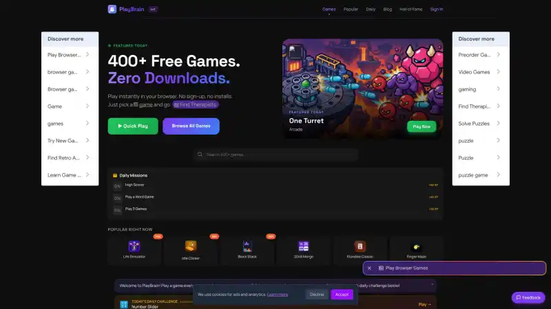 PlayBrain games