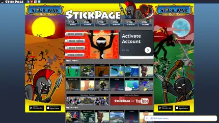 Stick Page