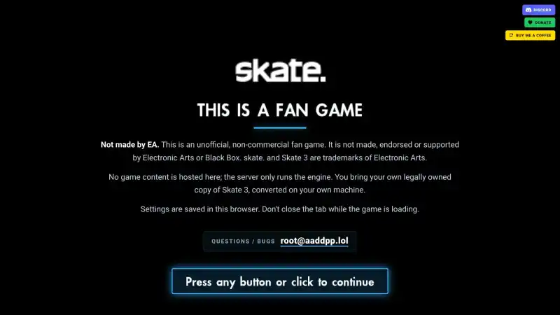 skate.3 - Fan Game