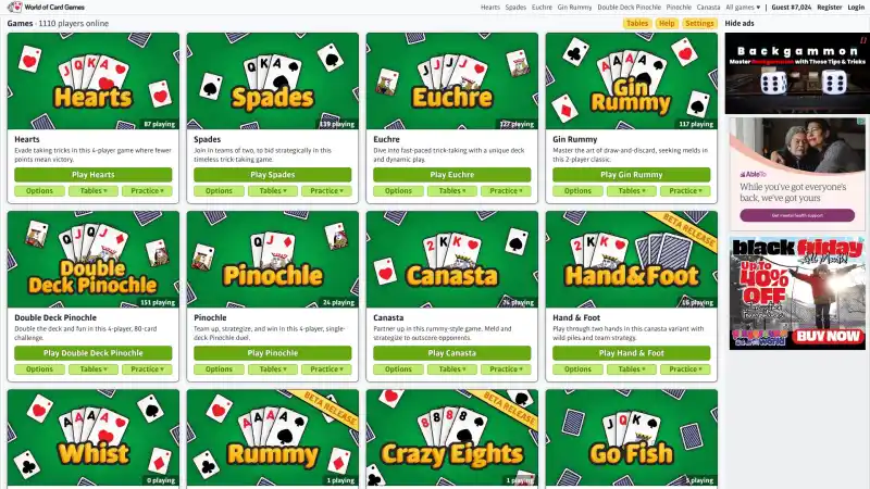 World of Card Games