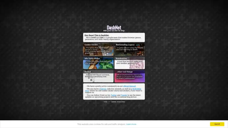 DashNet | Homepage