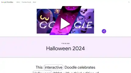 Halloween 2024 Doodle