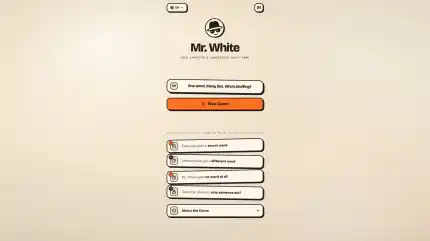 Mr. White - Free Imposter & Undercover Party Game
