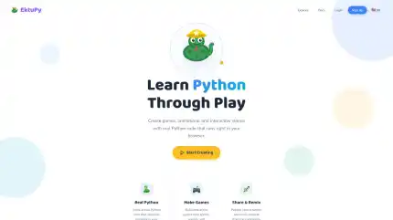 EktuPy - Learn Python Through Games