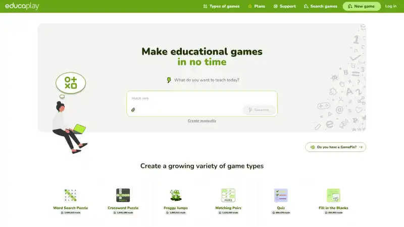 Free educational games generator | Educaplay