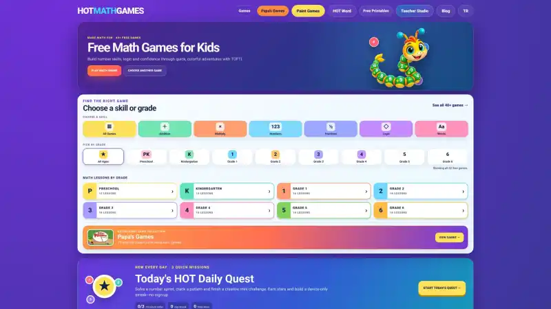 HotMathGames